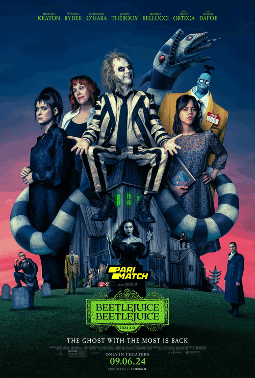 Beetlejuice Beetlejuice (2024) 720p HDCAMRip Hindi Dubbed Movie [1.4GB]