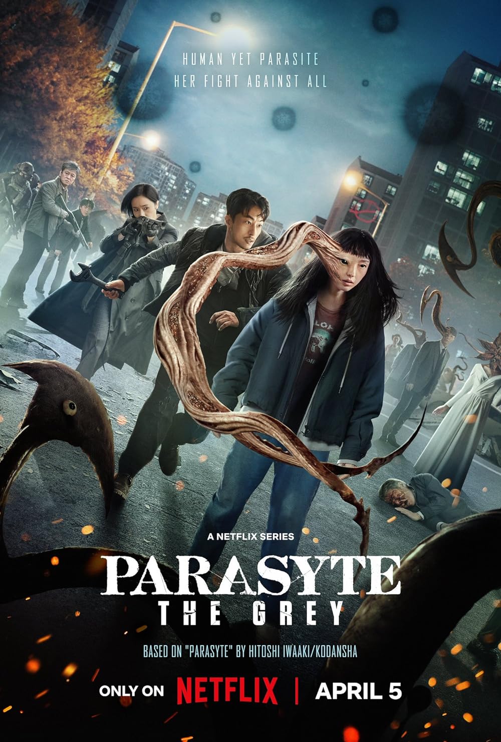 Parasyte The Grey (2024) S01E01T06 720p HDRip Hindi Dubbed Web Series NF [2.6GB]