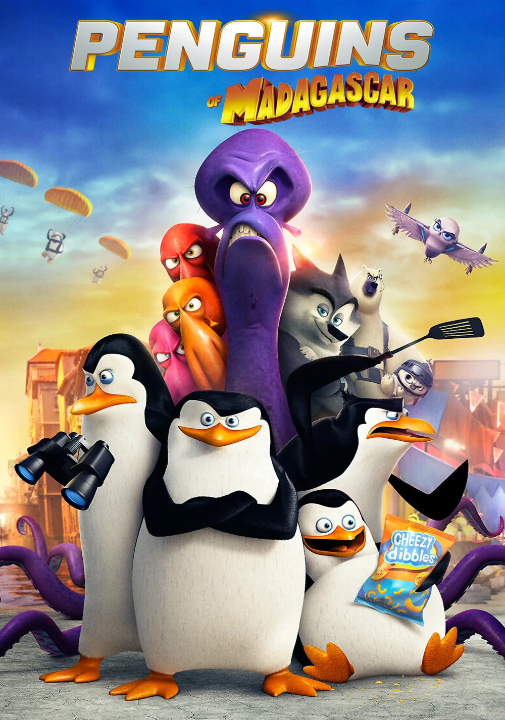 Penguins of Madagascar (2014) 720p BluRay Hindi Dual Audio Movie ESubs [900MB]